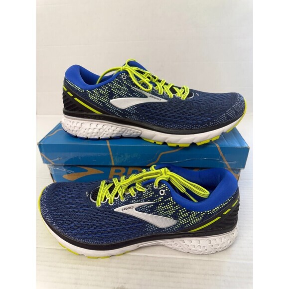 -1107 Brooks Ghost 11, Blue, Mens Running Shoes-US 11 Mens - Picture 1 of 5